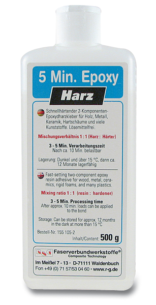 Epoxy 5 min. 500 g (Resin)