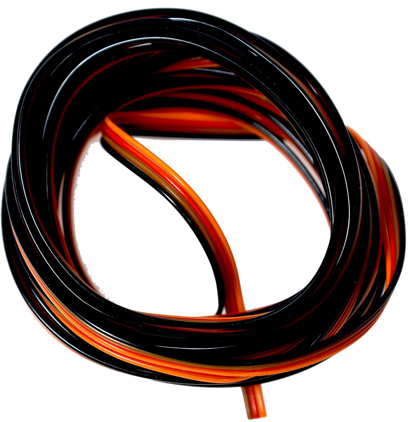 Cable servo 4 lineas PVC 0,25 mm2 JR/Graupner (5 m)