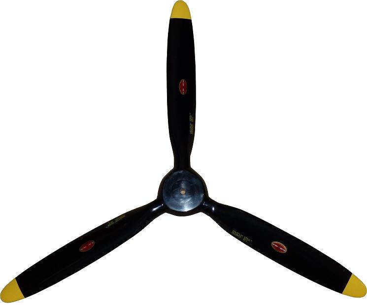 25x10 BIELA propeller (3-blades) Corsair Scale