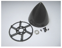 F3A carbon 82 mm spinner for 12 mm axis