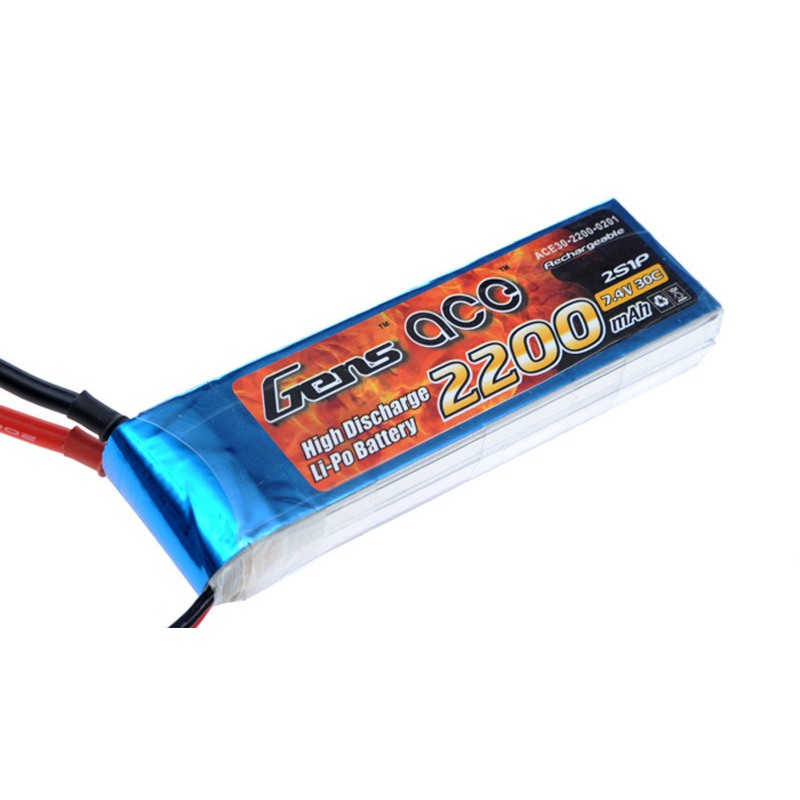 Batería LiPo GENS 2500 mAh 2S 7.4v 25C (Gens Ace)