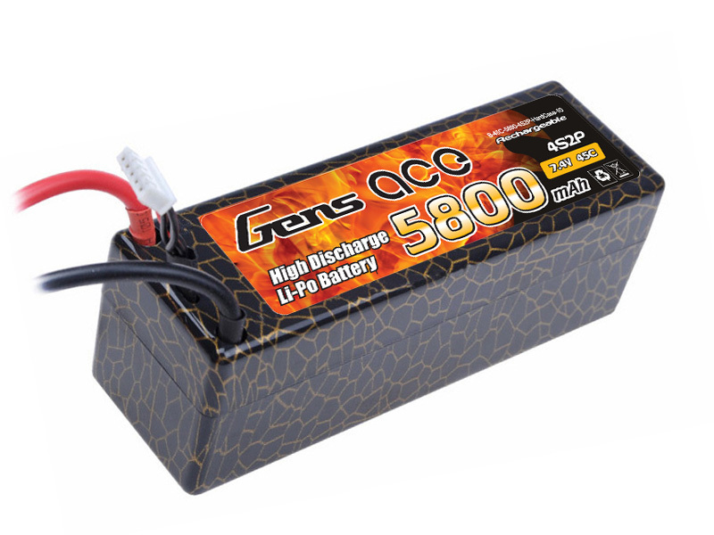Batería LiPo GENS 5800 mAh 4S1P 14,8V 45C (Gens Ace)