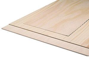 A/C quality beech plywood 600x300x0.8 mm