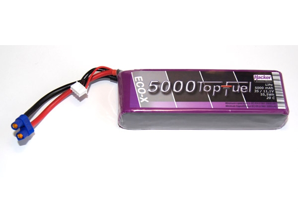LiPo TopFuel 5000 mAh 6S 20C-ECO-X