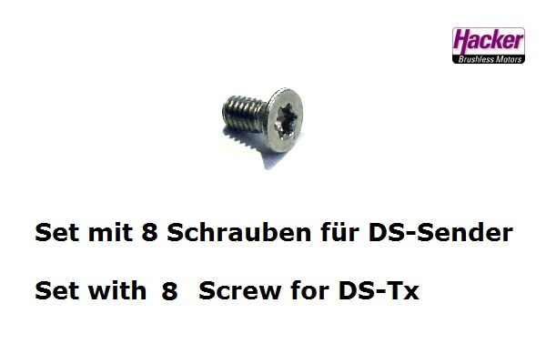 Screws of the Back Cover for DS14/16/24-Tx (8pcs.)