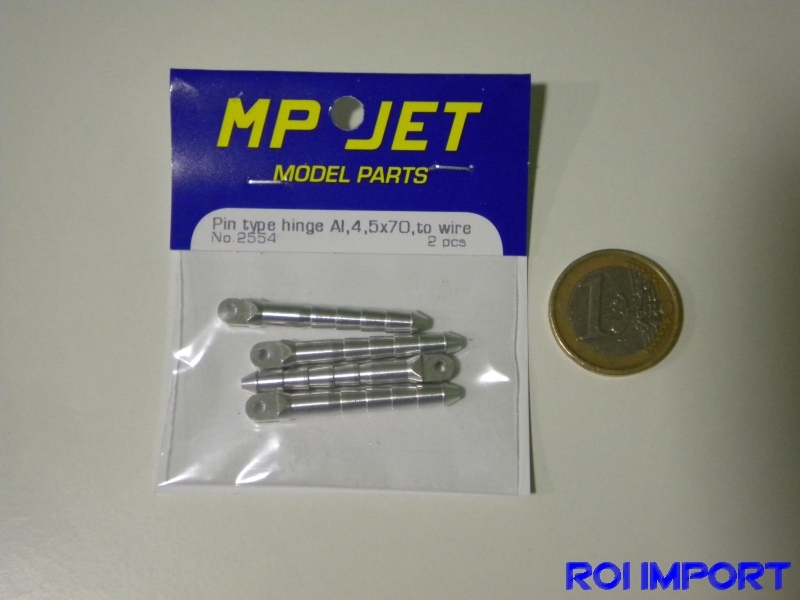 Bisagra de aluminio tipo PIN 4,5x70 mm kit (2 pcs)