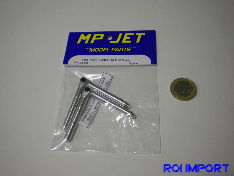 Bisagra de aluminio tipo PIN 6x98 mm (2 pcs)