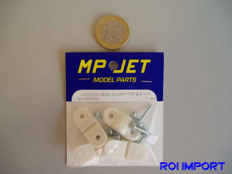 Landing gear clamp for Ø 2 mm (4 uds)