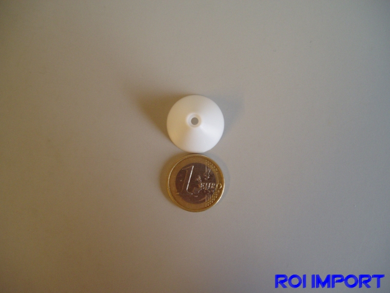 Spinner white 30 mm