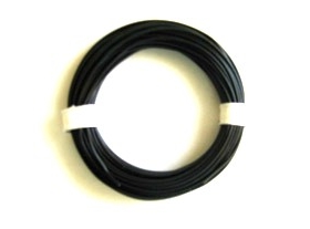 Cable silicona 1,0 mm2 negro (50 m)