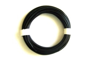 Silicone black 1,0 qmm wire (100 m)