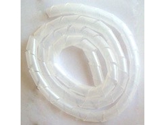 Transparent spiral protective cover for wires Ø 0,5/50 mm - 25 m
