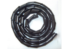 Black spiral protective cover for wires Ø 0,5/50 mm - 25 m
