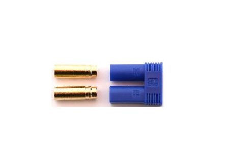 EC5-Set female, simple quality, 2 x female pin, 1 x blue housing