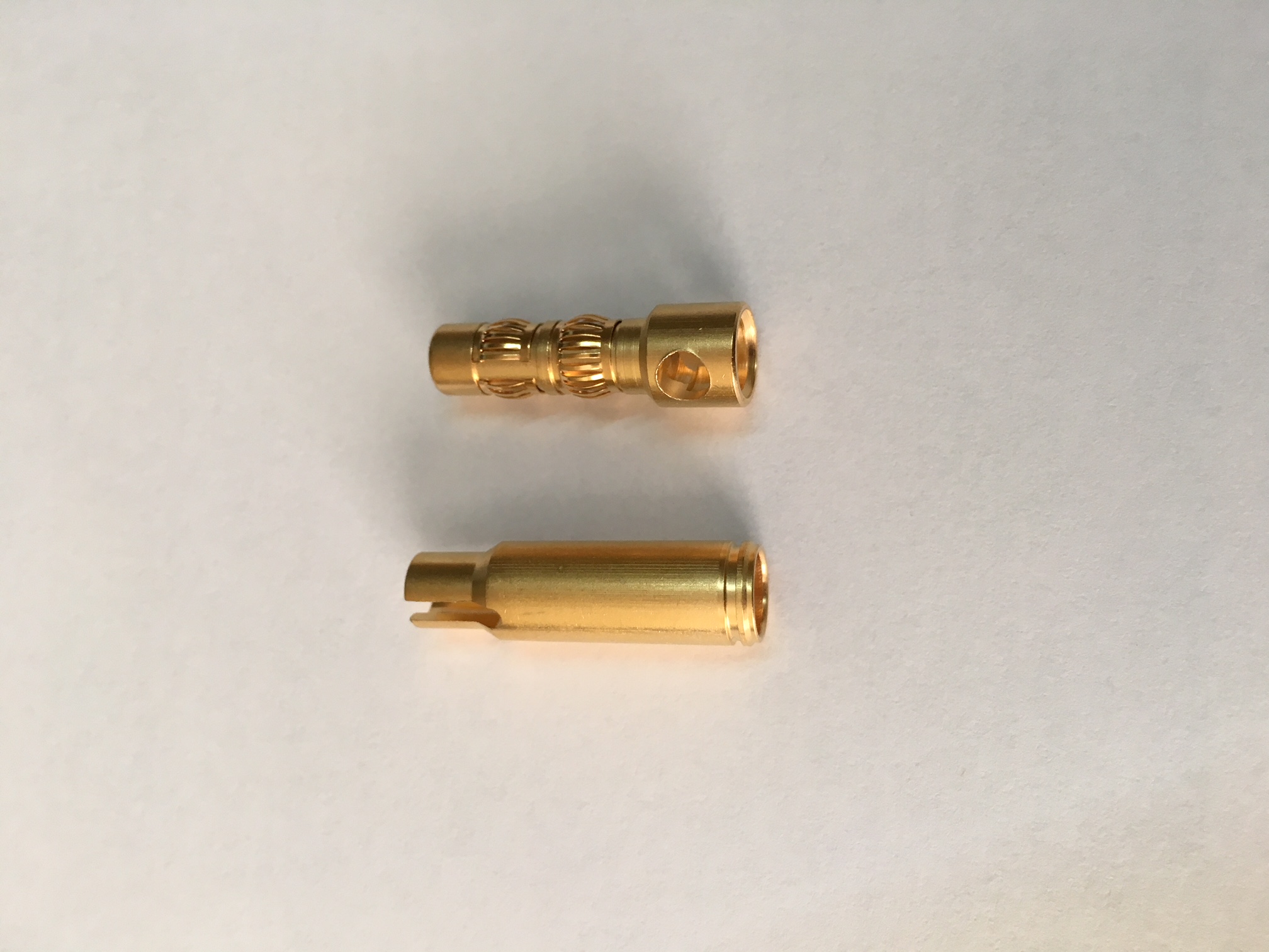 Connectors banna oro 8,0 mm (M/F)