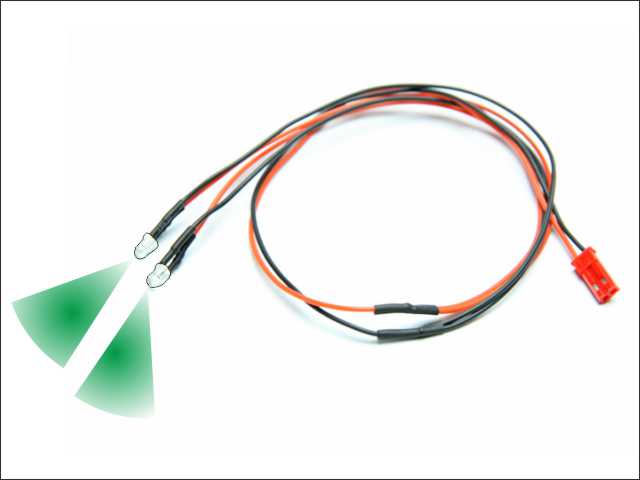 LED wire (green - 2pcs)