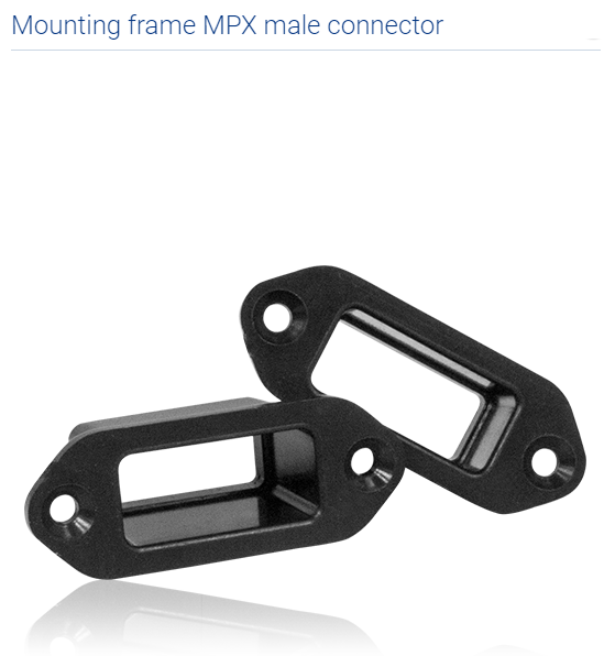 Mounting frame MPX female connector