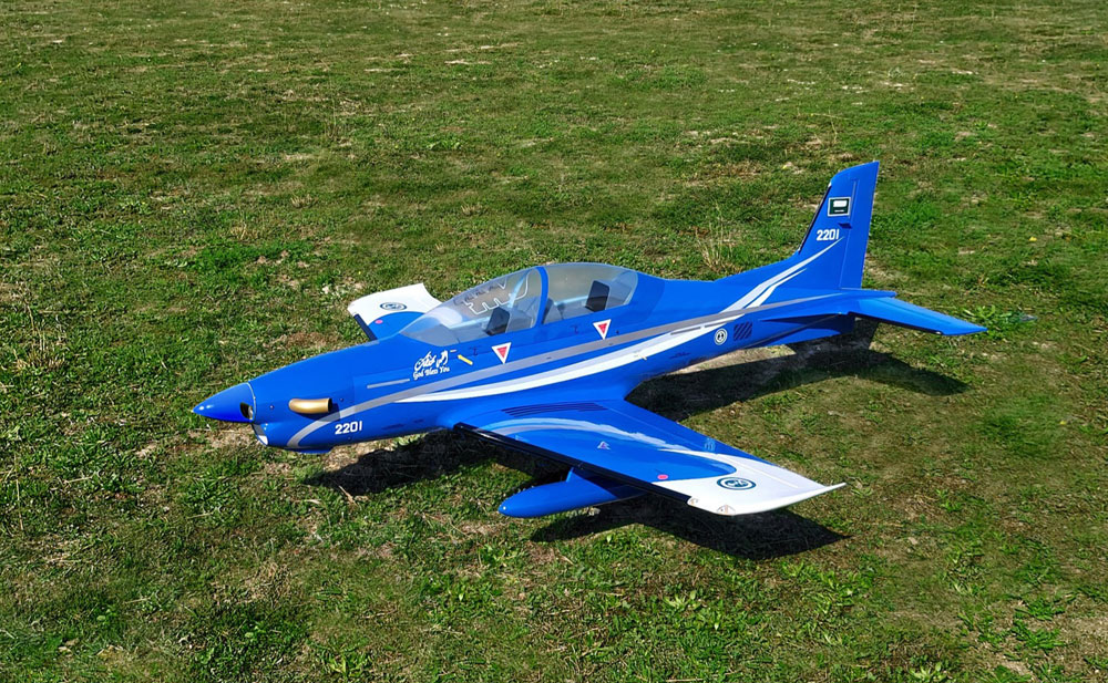 Pilatus PC-21 2100 mm  BLUE/WHITE (SebArt)
