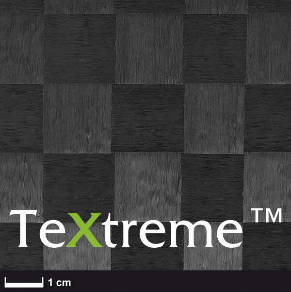 Fibra carbono TeXtreme® 80 g/m² (plain) 100 cm, roll/ 10 m