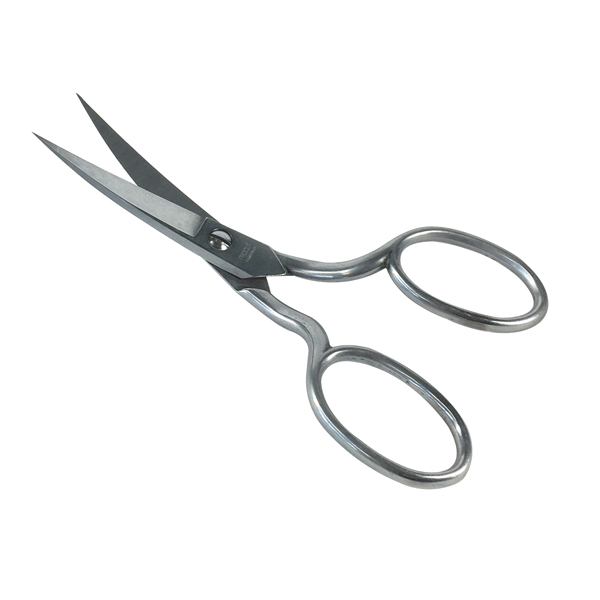 Fabric scissors curved (offset handles), 16 cm / 6\" length