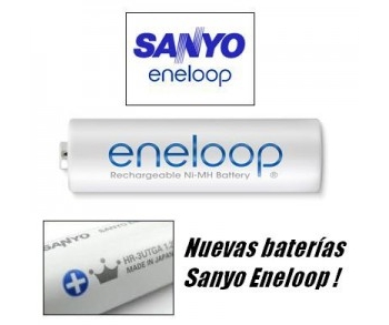 Batería Sanyo Eneloop AA 1,2 V 2000 mAh