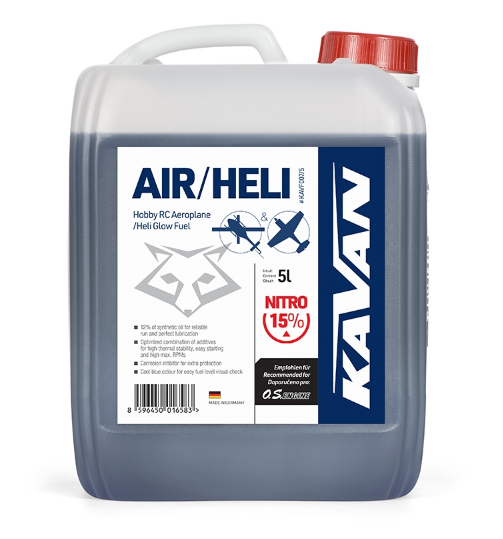 Combustible Glow "KAVAN" air/heli 15% nitro