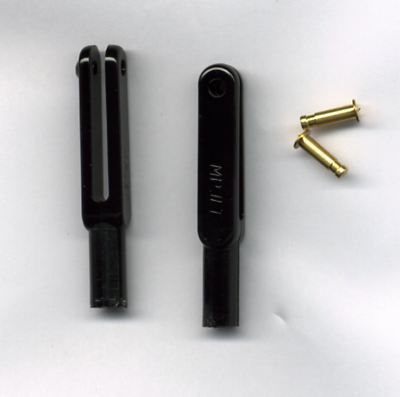 Clevis plastico I=30 mm / hole 2.5mm / pin 1 (2 pcs)