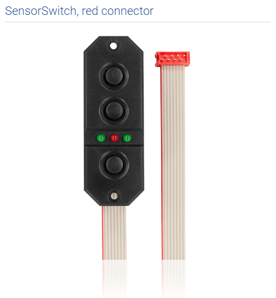 SensorSwitch, red connector wit 200cm ribbon cable